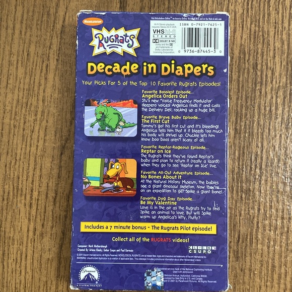 Large lot of Rugrats toys/VHS tapes, vintage - Picture 9 of 13